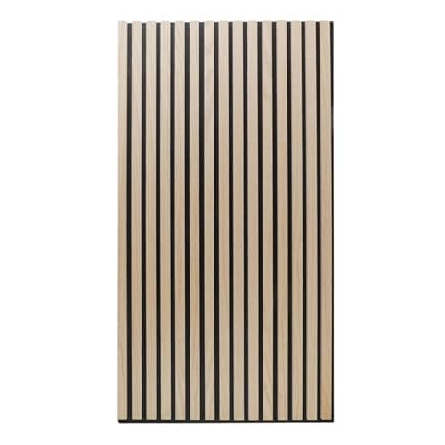 Image of Keypak Wall Panel 120cm x 60cm, Acoustic Wooden Wall Panelling Slats, Light Oak