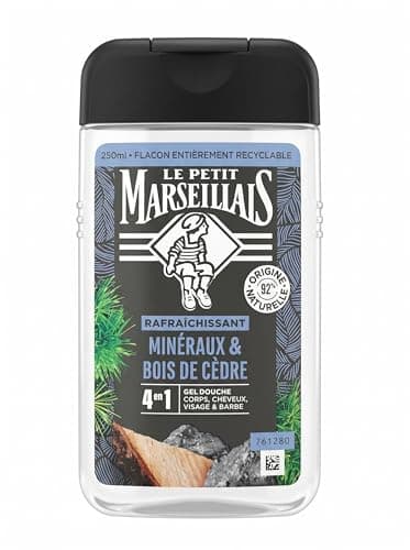 Image of Le Petit Marseillais Men's Minerals & Cedar Wood Shower Gel 250 ml