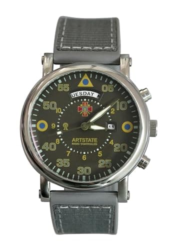 Image of ARTSTATE AS3293 Radio Quartz Men's Analogue Watch with TPU Strap - Pilot Watch | All Proceeds Go to UNICEF