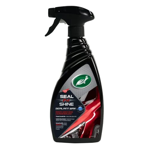 Image of Turtle Wax Seal N Shine, Car Wax Sealant, High Gloss Shine, Insane Water Beading and Durable Paint Protection, Carnauba Wax Infused, For Paint, Wheels, Glass, Plastics and More, 500ML