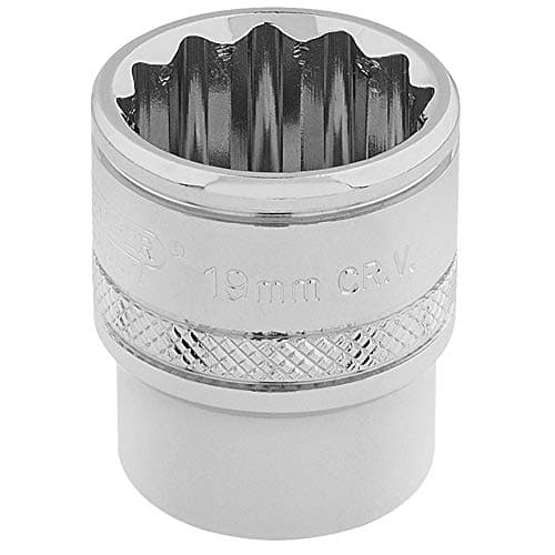 Image of Draper 32797 3/8-Inch Square Drive 12-Point Hi-Torq Metric Socket, 19mm Size
