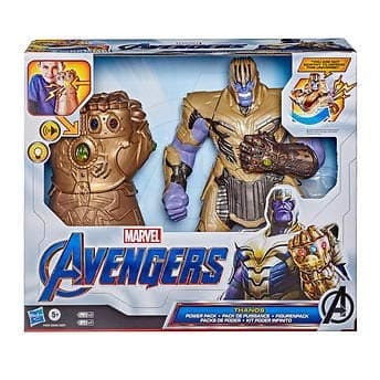 Image of Marvel Avengers Power Punch Action Figure with Electronic Gauntlet (Thanos with Infinity Gauntlet)