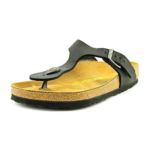 Image of Birkenstock – Gizeh, Unisex Sandals, Black (Black Oiled), 8 UK (42 EU)
