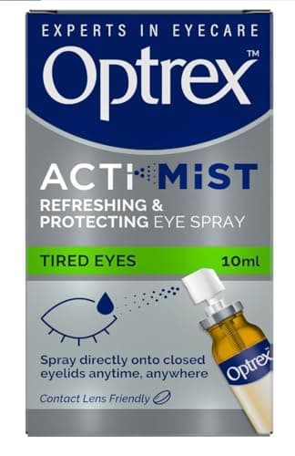Image of Optrex Actimist 10 ml Eye Spray - Relieves Tired, Strained, Dry Eyes, Reduces Moisture Loss, Provides Fast Cooling And Long-Lasting Relief For Irritations & Inflammations