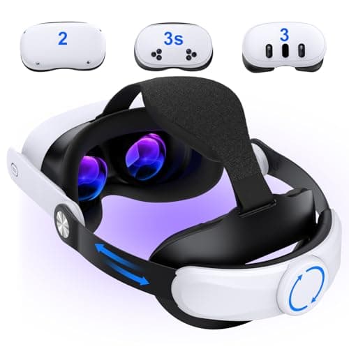 Image of Quest 3S/Quest 3/Quest 2 Head Strap - Adjustable Comfort Head Strap for Elite VR Headset, Enhanced Support & Reduced Pressure