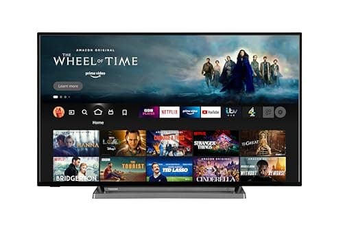 Image of Toshiba UF3D 43 Inch Smart Fire TV 109.2 cm (4K Ultra HD, HDR10, Freeview Play, Prime Video, Netflix, Alexa voice control, HDMI 2.1, Bluetooth, Airplay)