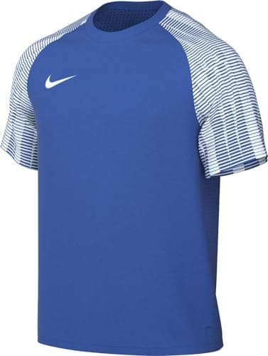 Image of NIKE DH8031-463 M NK DF ACADEMY JSY SS T-Shirt Men's Royal Blue/White/White Size XL