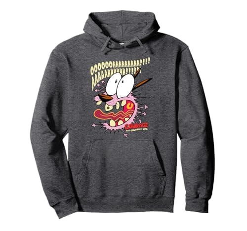 Image of Courage the Cowardly Dog Scaredy Dog Pullover Hoodie