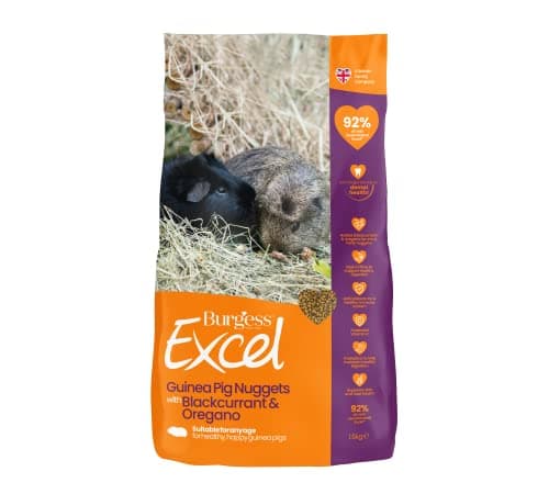 Image of Excel Burgess Guinea Pig Nuggets Blackcurrant and Oregano, 1.5 kg