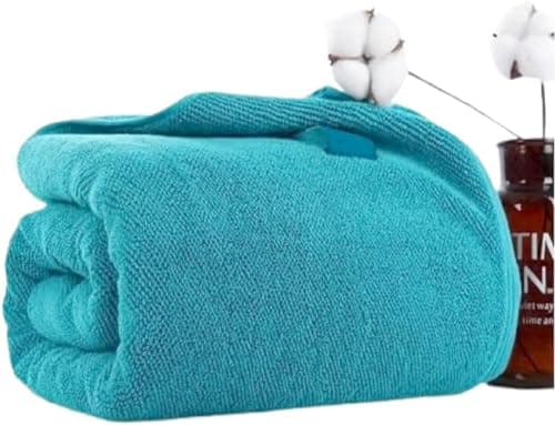Image of Extra Large Premium Oversized Jumbo Bath Sheet-150 X 200 cm-100% Egyptian Cotton Towels Super Soft Quick Dry and Absorbent Huge Bath Sheet 600GSM (Teal/Turquoise)
