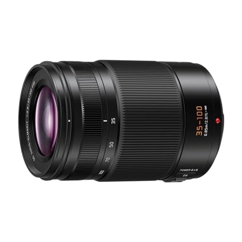 Image of Panasonic Lumix H-ES35100E Leica DG Vario-Elmarit 35-100mm Zoom F2.8 Lens, Micro Four Thirds Camera Lens, Telephoto Lens, Power OIS, Splash/Dust/Freeze-Resistant, Ideal for Video, Black