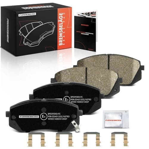 Image of Frankberg Brake Pad Set incl. 4x Pads Front Compatible with Tucson TL TLE Kona OS OSE OSI Sportage QL QLE Xceed CD Sportage SL Replace# 581013ZA00