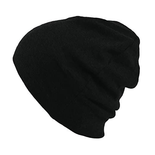 Image of Casualbox Men Made in Japan Organic Knit Beanie Hat Slouch warm winter Black(Size: One Size)