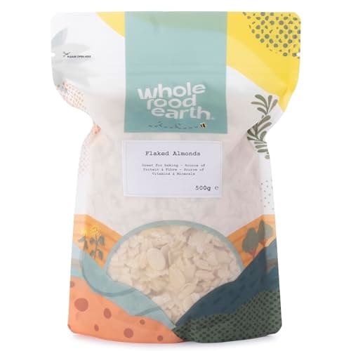 Image of Wholefood Earth Flaked Almonds 500 g | GMO Free | High Fibre | Source of Protein