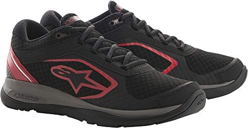 Image of Alpinestars Men's 265401813-7.5 Shoe (Black/Red, Size 7.5)