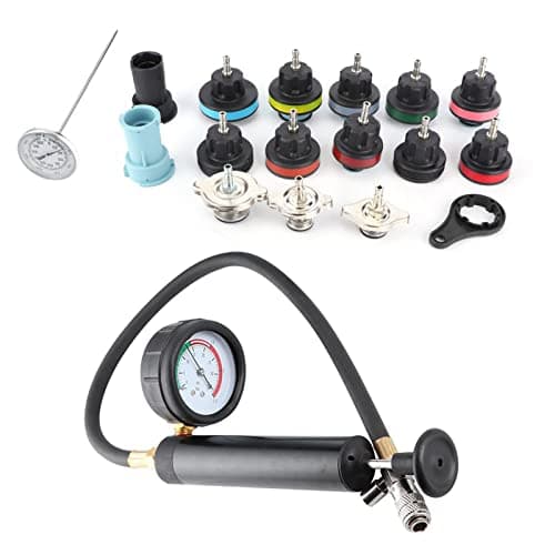 Image of 18pcs Accurate Radiator Tester Tester Kit Cooling System for Vehicle Models and Car Cooling System Use Durable PC Material