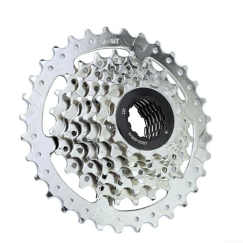 Image of 7 Speed Cassette System 12-28T or 12-32T for HG Freehub Compatible with 7 Speed Drivetrains Includes Locknut for Secure Mounting (12-32T)