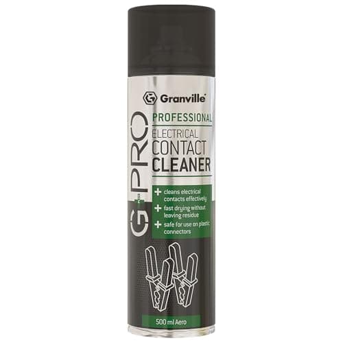 Image of Granville G+Pro Electrical Contact Cleaner – 500ml | Fast Evaporation & Residue-Free Cleaning | Alcohol-Based Cleaner Spray for Contacts – Circuit Boards – Tape Heads & ECU Components – Cleaner Spray