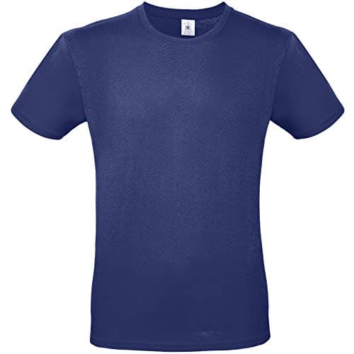 Image of B&C Men's #E150 Tee, Electric Blue, 2XL. TU01T