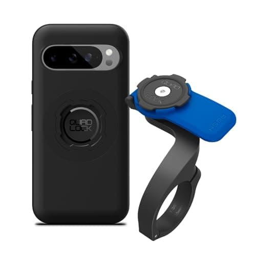 Image of Quad Lock Out Front Handlebar Bike Phone Mount (V3) with MAG Phone Case for Google Pixel 9/9 Pro