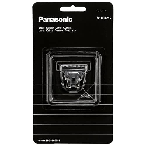 Image of Panasonic WER9621Y1361 Replacement Blade for ER-SB60 and ER-SB40 Beard Trimmer, Japanese Stainless Steel, Beard Size