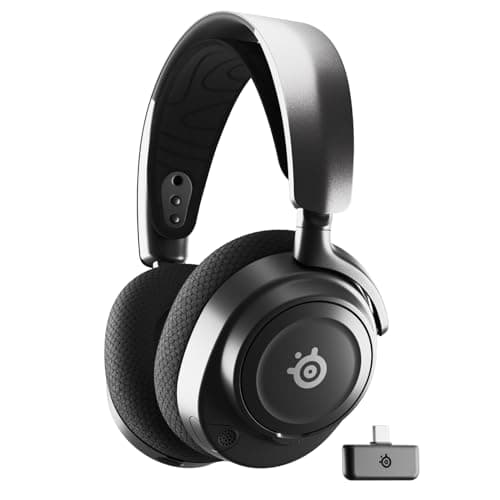 Image of SteelSeries Arctis Nova 7 Wireless Multi-Platform Gaming Headset - Neodymium Magnetic Drivers - Dual Wireless 2.4GHz & Bluetooth - 38H USB-C Battery - ClearCast Gen2 AI Mic - PC, PS5, Mobile