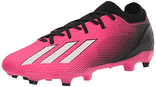 Image of adidas Unisex-Adult X SPEEDPORTAL.3 Football Boots Firm Ground Shoes, Team Shock Pink 2/Zero Metallic/Black, 10