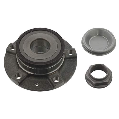 Image of febi bilstein 29394 Wheel Bearing Kit with wheel hub, axle nut and dust cap, pack of one