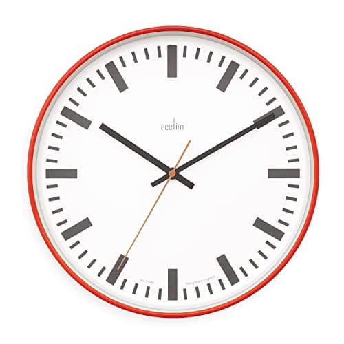 Image of Acctim Victor 30cm Bright Station Wall Clock (Jam)