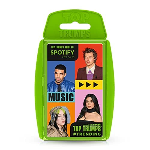 Image of Top Trumps Guide to Spotify Trends Specials Card Game