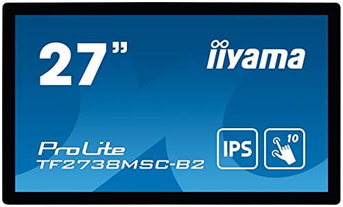 Image of iiyama ProLite TF2738MSC-B2 - LED monitor - 27" - open frame - touchscreen - 1920 x 1080 Full HD (1080p) @ 60 Hz - A-MVA+ - 300 cd/m² - 3000:1-5 ms - HDMI, DVI, DisplayPort - speakers - black