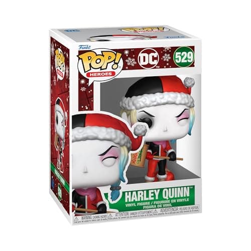 Image of Funko Pop! Heroes: Holiday '24 – Harley Quinn - DC Comics - Collectable Vinyl Figure - Gift Idea - Official Merchandise - Toys for Kids & Adults - Comic Books Fans - Model Figure for Collectors