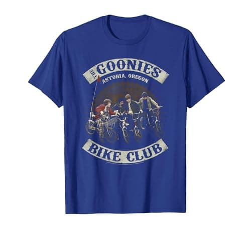 Image of The Goonies Bike Club T-Shirt, Men, Royal Blue, X-Large