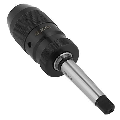Image of MT2 Steel Lathe Chuck 1-16mm Capacity Self Tightening Keyless Chuck with MT2-JT3 Taper Arbor for Various Drill Machines