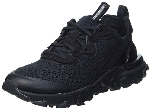 Image of Nike NIKE REACT VISION (GS), Unisex Kid's Running Shoe, Black Black Smoke Grey, 3 UK (35.5 EU)
