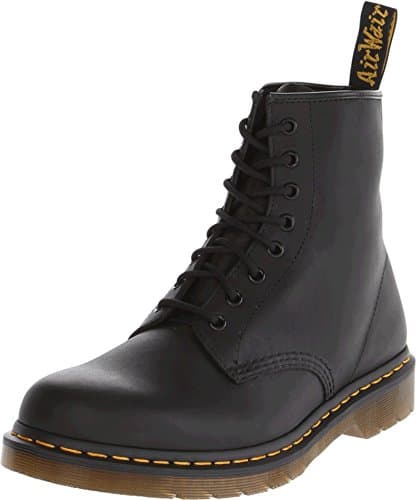 Image of Dr. Martens Mens 8 Eye Boots, Black Greasy, 3 UK