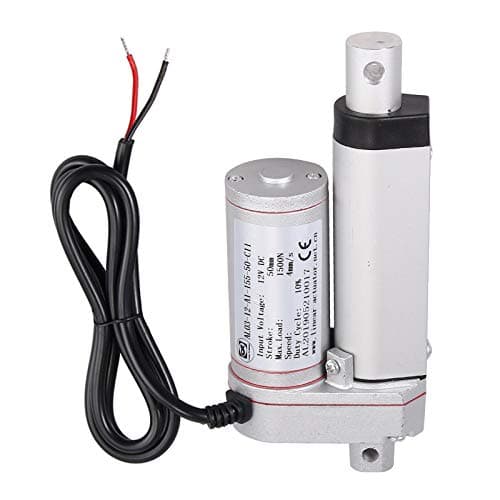 Image of AUTOUTLET DC 12 V 1500N Linear Actuator Motor for Auto Car RV Electric Door Opener - Aluminum Alloy Material, 50 mm Stroke Length, 4 mm/s Speed, Self-locking Function, IP54 Protection Class