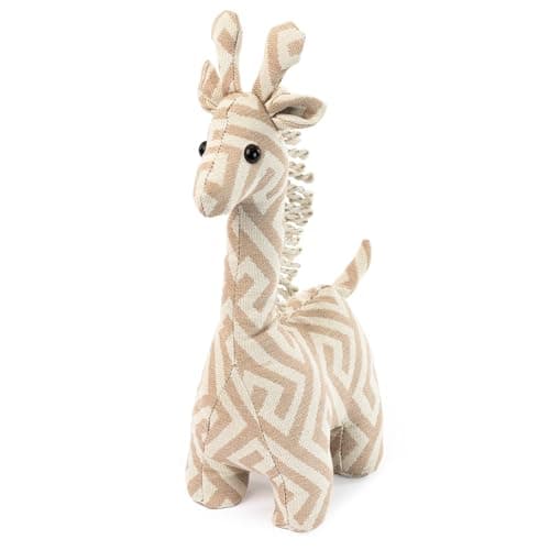 Image of LIVIVO Weighted Door Stop, Heavy Sand-Filled Stopper, Fabric Cover for Home or Office (Giraffe)