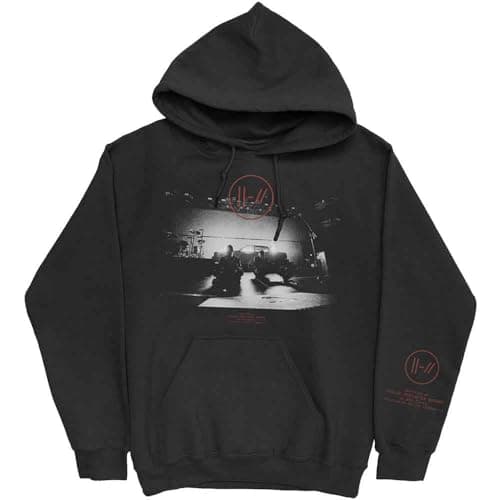 Image of Rock Off officially licensed products Twenty One Pilots Dark Stage Official Unisex Hoodie Hooded Top (XX-Large) Black