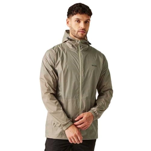 Image of Regatta Mens Pack It III Waterproof Jacket & Bag Breathable Packaway Raincoat