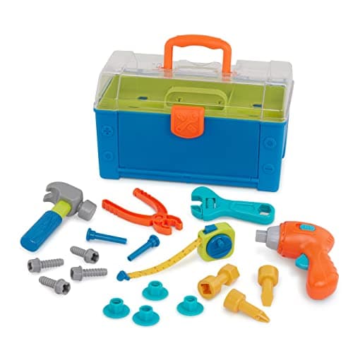 Image of Battat – Kids Tool Set – Pretend Construction Toys – Durable play Tools – Toddler Tool Box – Busy Builder– 3+ Years