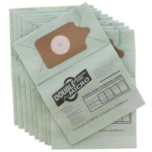 Image of Vacspare Pack of 10 Premium Double Layer Micro Filtration Dust Bags for Numatic Vacuum Cleaners | Henry, Hetty, James, Basil, George, Charles