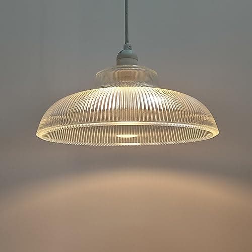 Image of CGC Lighting Glass Bistro Adjustable Ceiling Pendant Light Lamp Shade (Shade Only)