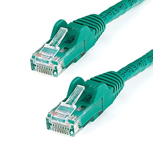 Image of StarTech.com 2m CAT6 Ethernet Cable - Green CAT 6 Gigabit Ethernet Wire -650MHz 100W PoE++ RJ45 UTP Category 6 Network/Patch Cord Snagless w/Strain Relief Fluke Tested UL/TIA Certified (N6PATC2MGN)