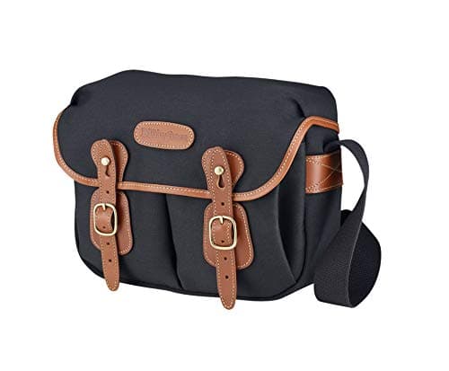 Image of Billingham Hadley Small Camera Bag (Black Canvas/Tan Leather)