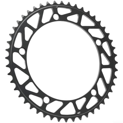 Image of Entgoinggo Aluminum Track Chainring 144 For BCD Fixed Gear Sprocket Single for Speed For Ring CNC Racing Bike Part For Velodrome And Street Cycling Performance(BCD144-48T)