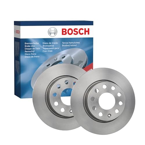 Image of Bosch BD1515 Brake Disc Set - 272 mm Solid Discs - Rear Axle - ECE-R90 Certified - Reliable Braking, Stable Performance, Corrosion Protection - 1 Set of 2 Discs