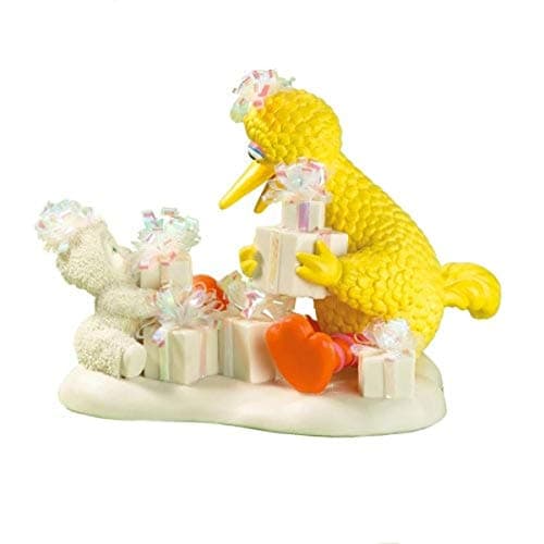 Image of Department 56 Snowbabies Wrap Gift With Big Bird
