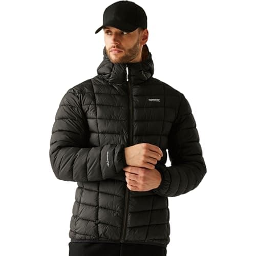 Image of Regatta Mens Asper Puffer Jacket Water Repellent Insulated Padded Winter Coat