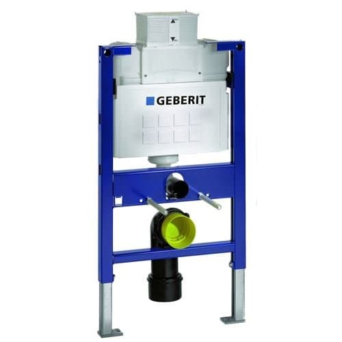 Image of Geberit Duofix 0.82m WC Toilet Frame UP320 Kappa Cistern + Bracket + WC Bend